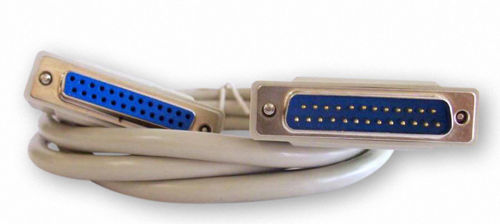 Male To Female Db25 25 Pin Parallel Port Cable Mach3 Cable