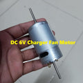 Narrow Shaft Motor 3.17mm Shaft 6v Charger Fans Dc Motor Dc 6v Volt Narrow Shaft Copper Magnetic Motor For Dc Mini Charger Fans Motors