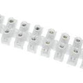10 Amp Connector Strip, 12 Way Pvc
