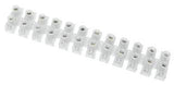 10 Amp Connector Strip, 12 Way Pvc