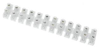 10 Amp Connector Strip, 12 Way Pvc