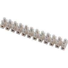 5 Amp Connector Strip, 12 Way Pvc