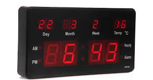 Calendar Clock With Led Digital Display Jh2158y Price