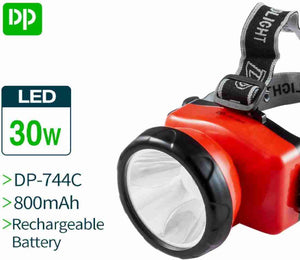 Dp Led 744c- Rechargeable Led Head Light Torch
