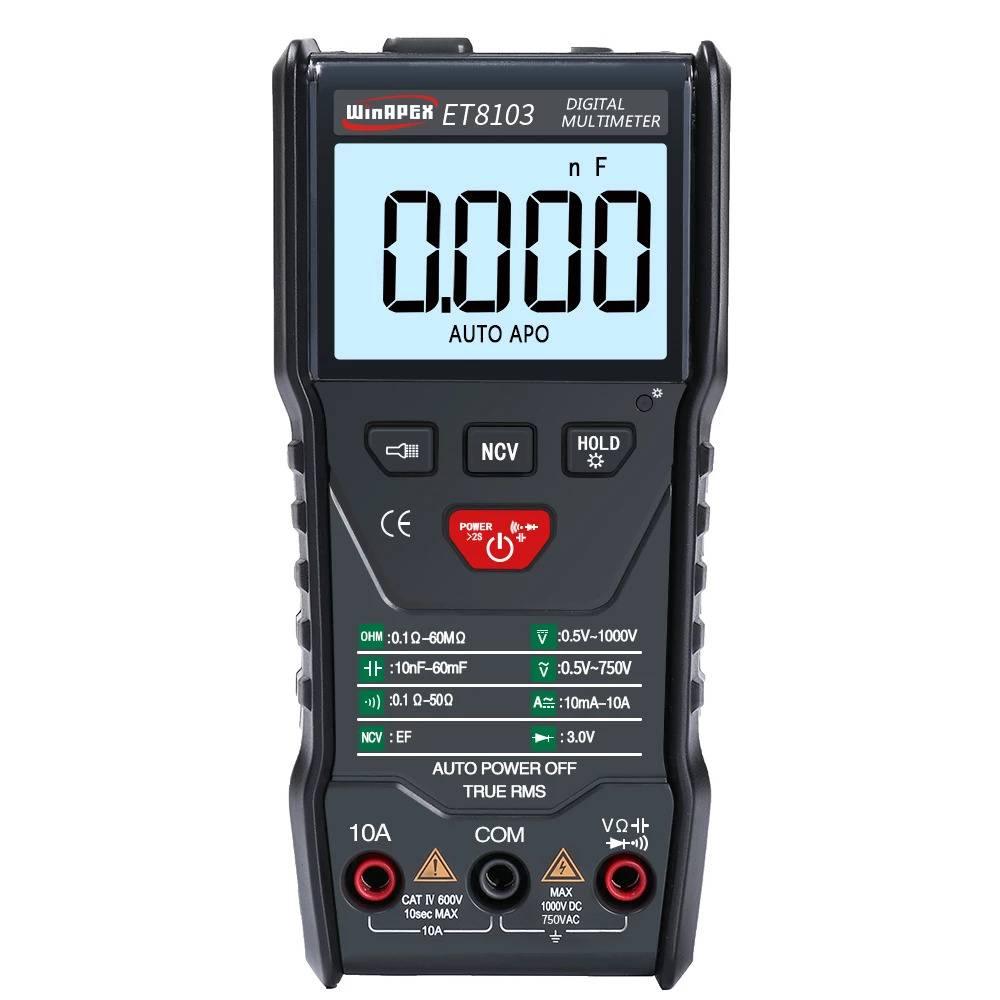 Winapex Et8103 Lcd Auto Measure Digital Multimeter 6000 Counts
