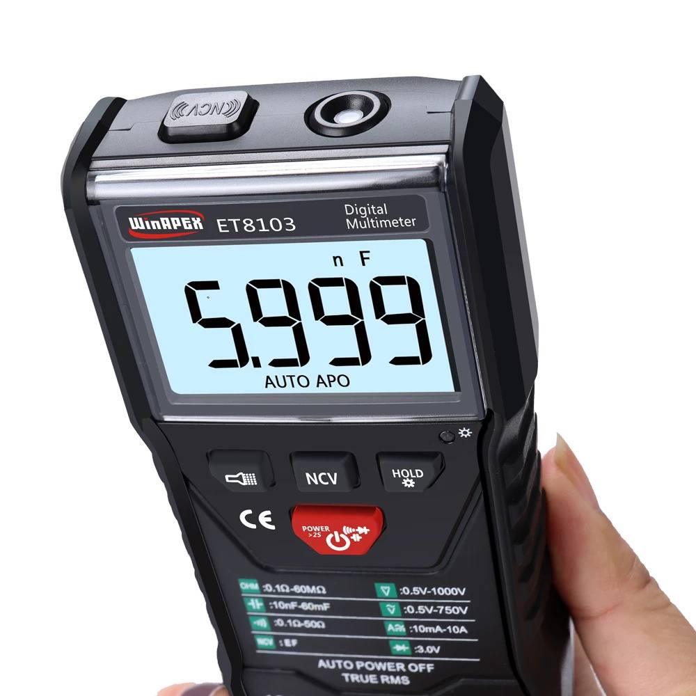 Winapex Et8103 Lcd Auto Measure Digital Multimeter 6000 Counts
