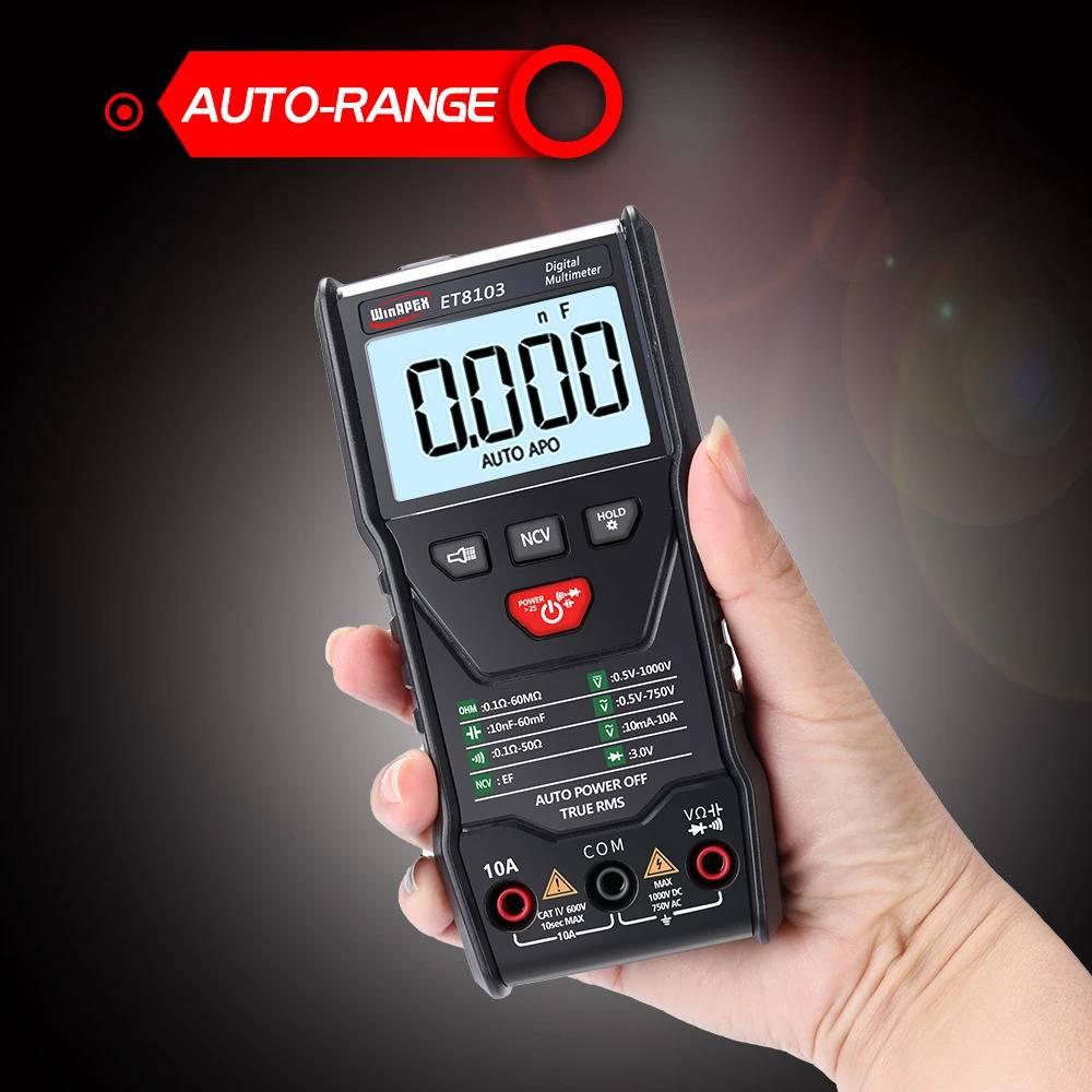 Winapex Et8103 Lcd Auto Measure Digital Multimeter 6000 Counts