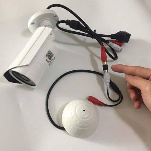 High Sensitivity Mini Cctv Security Surveillance Microphone – Audio Input For Ip Cameras, Dvr & Nvr Systems (50–150m² Range)