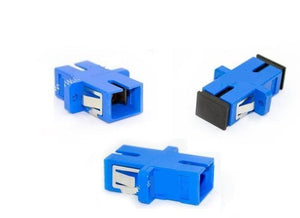 Sc Upc Adapter Connector Simplex Single Mode Plastic Fiber Optic Adapter/connector