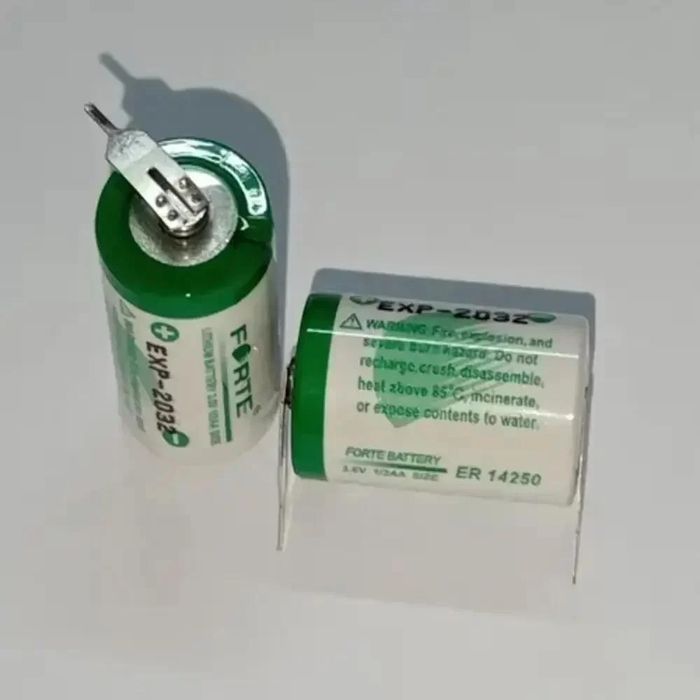 Forte Er14250 Lithium Battery, Battery Capacity: 1200mah, Voltage: 3.6v
