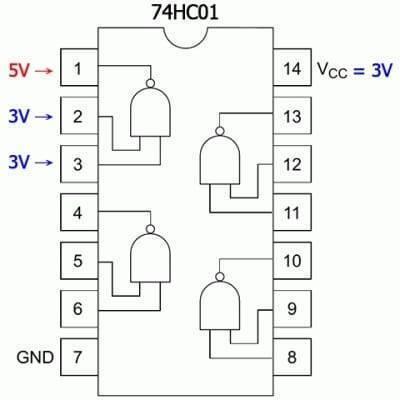 Hd74hc01 Nand Gate Ic