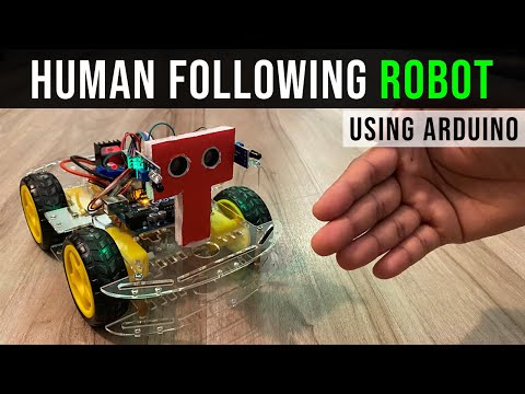 Arduino Human Following Robot (Unassembled Only Parts)