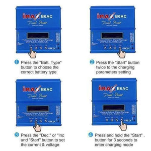 Imax 80w Nimh 3s Rc Lipo Battery Balance Charger Discharger B6ac