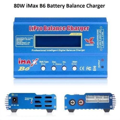 Imax B6 Mini 80w 5a Digital Dc Battery Balance Charger Xt60 Plug With Adapter