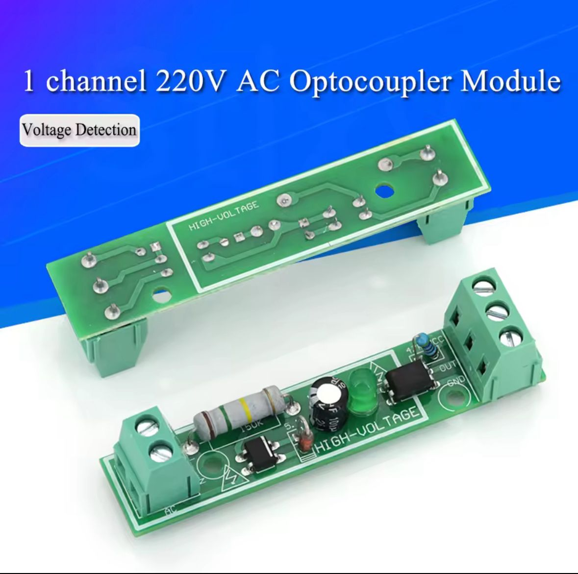 Ac 220v Optocoupler Isolation Module - Rqg Single Channel Voltage Detection