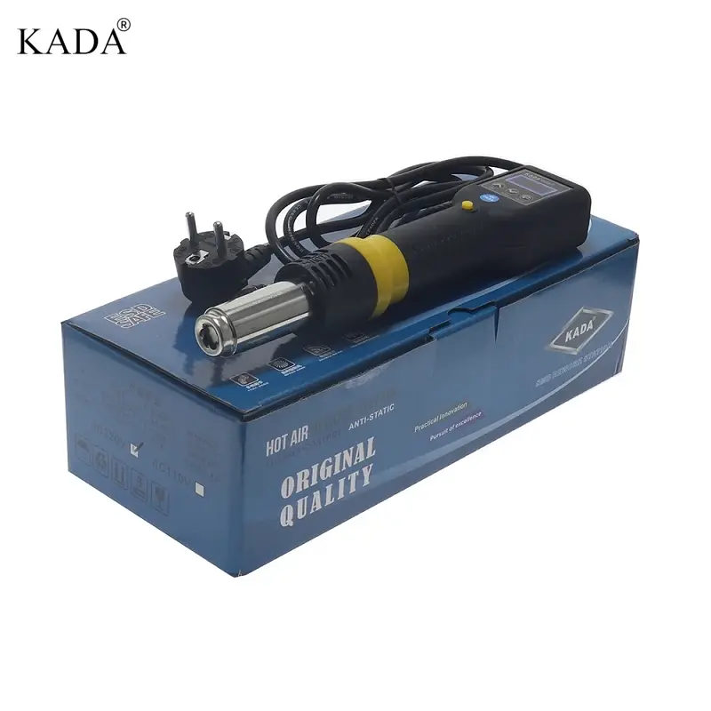 Kada 835d Hot Air Gun Smd Rework Station Thermo Control Anti Static Portable Smd Rework Station