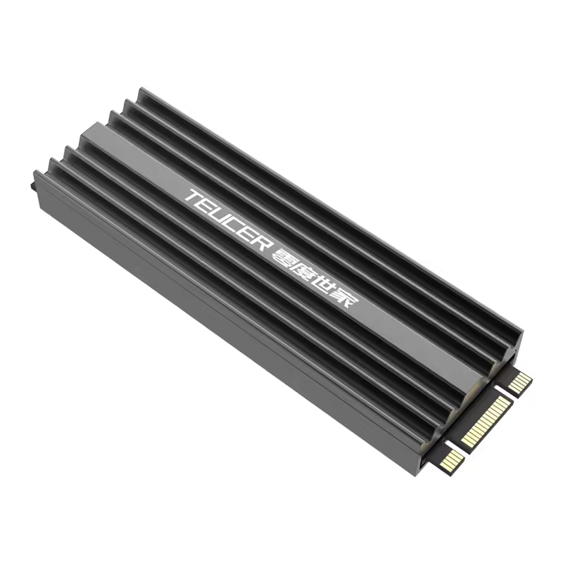 TEUCER M.2 SSD Heatsink NVME 2280 - Aluminum Cooling Radiator for Desktop PC & PS5