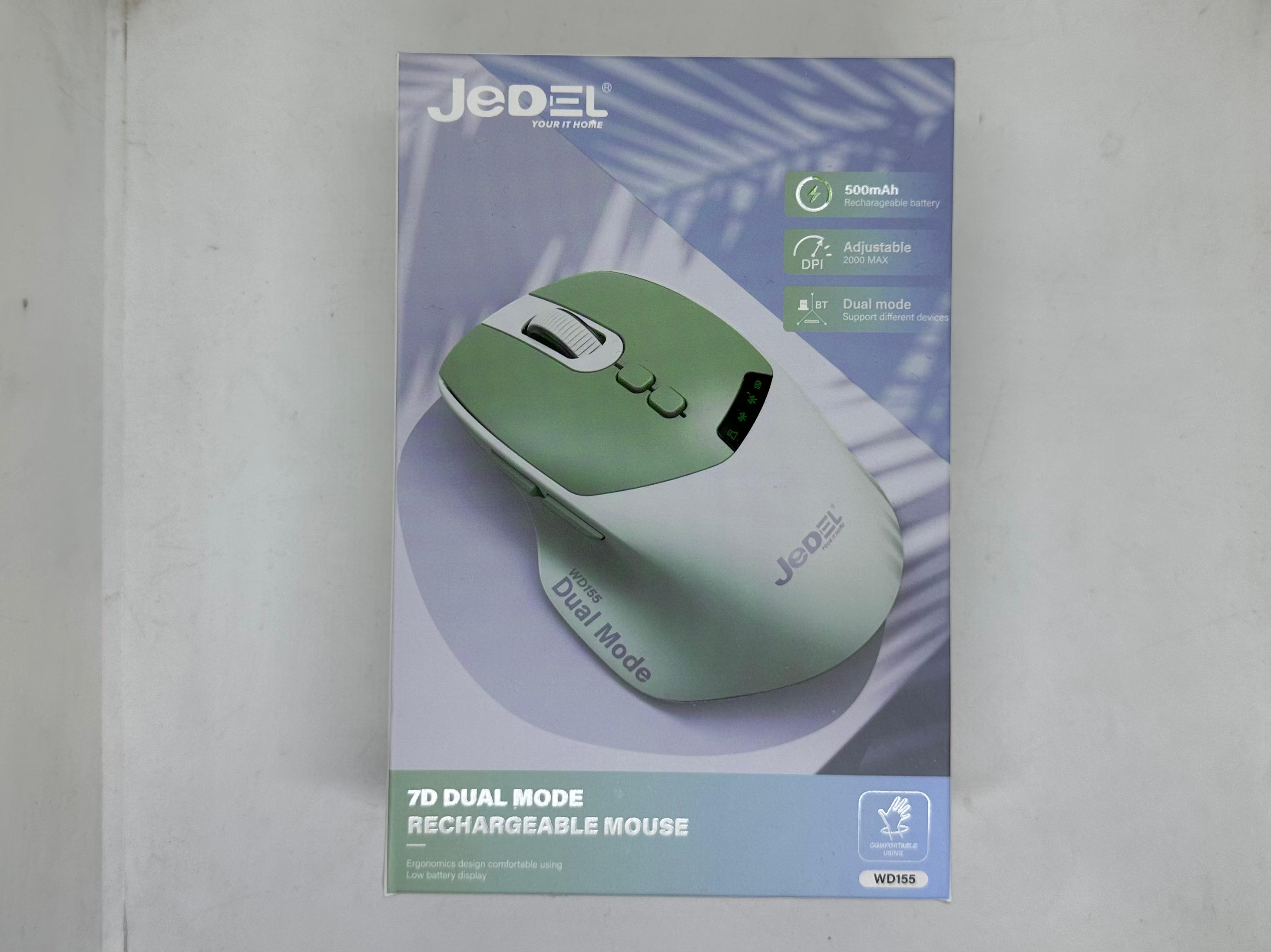 Jedel Wd155 7d Dual Mode Rechargeable Wireless Mouse – 6000 Dpi