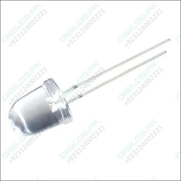 10mm Crystal Clear Orange Led - Through Hole Indicator Light