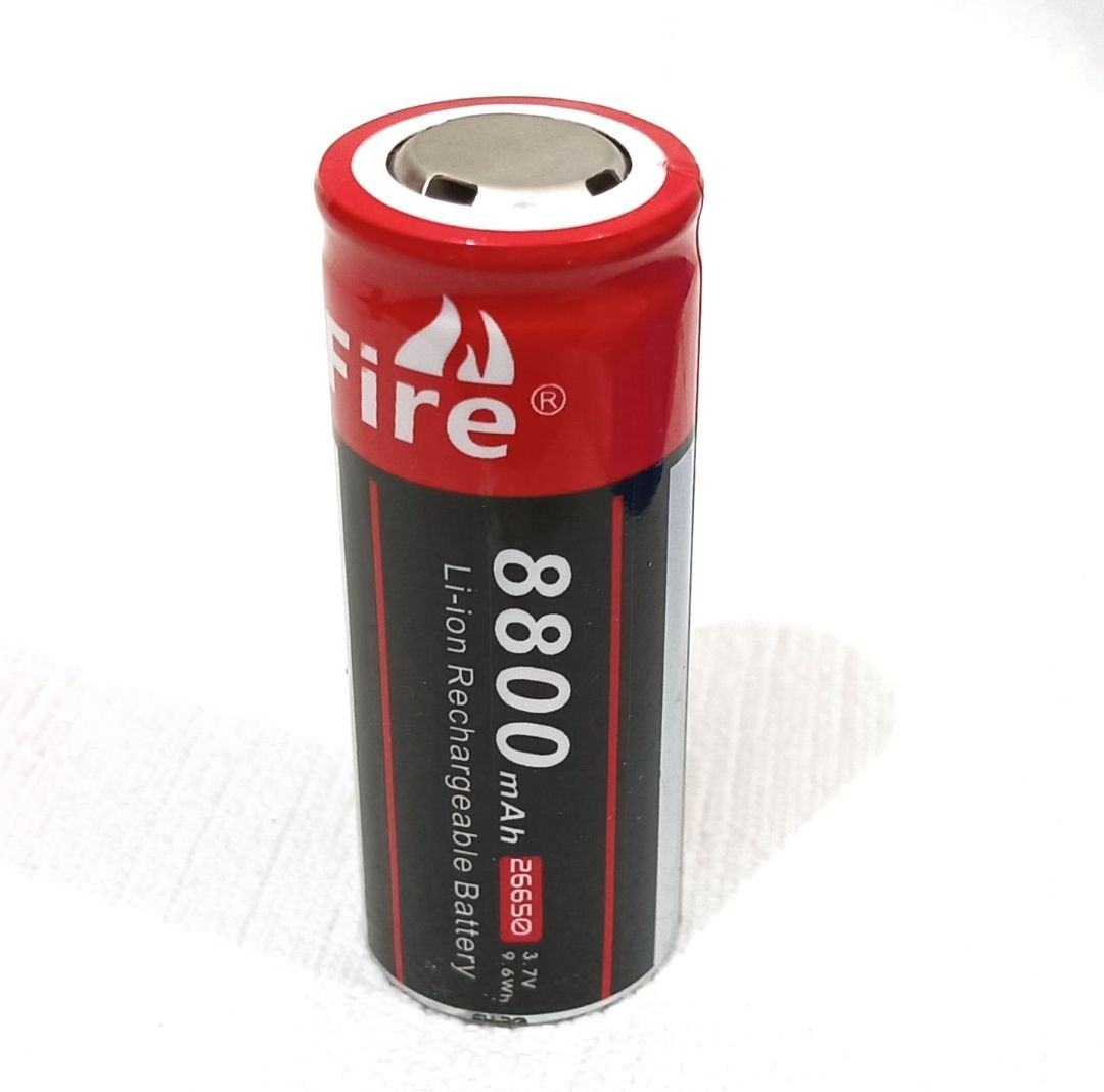 Li-ion Rechargeable Battery Cell 3.7V 8800mAh | High Capacity 26650
