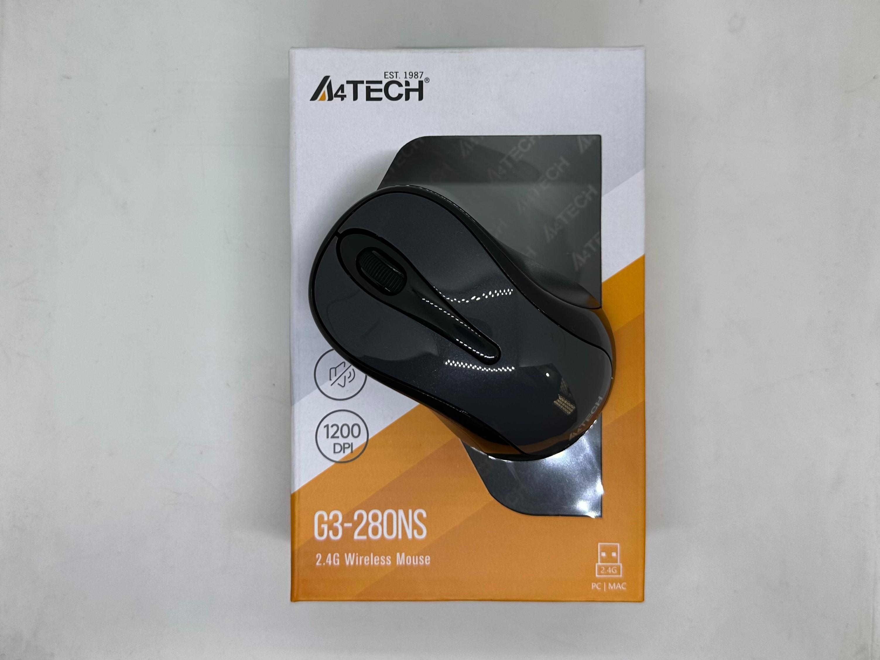 A4tech G3-280ns 2.4g Wireless Mouse – 1200 Dpi V-track Silent