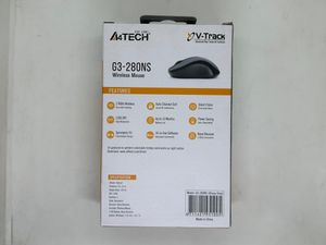 A4tech G3-280ns 2.4g Wireless Mouse – 1200 Dpi V-track Silent