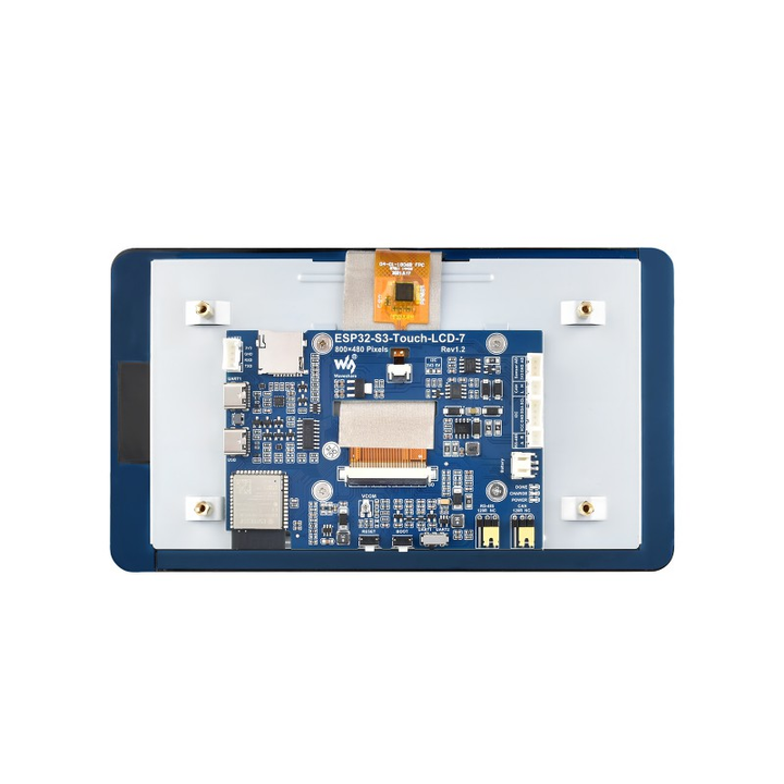 With Touch ESP32-S3 7 inch Display Development Board Type B - 1024×600 Touch LCD, WiFi & Bluetooth, LX7 Dual-Core 240MHz