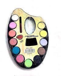 Artist Palette 12 Water Color Paints For Kids - Large Water Colors 12 Color - Brush