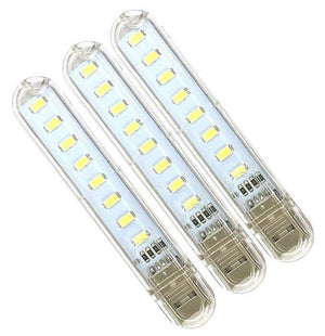 Mini Portable Usb Led Night Light 5730 Smd 8 Leds Lamp Reading Camping Cool White