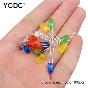 Led 5mm (mix Colors Pack Of 25 Pcs)