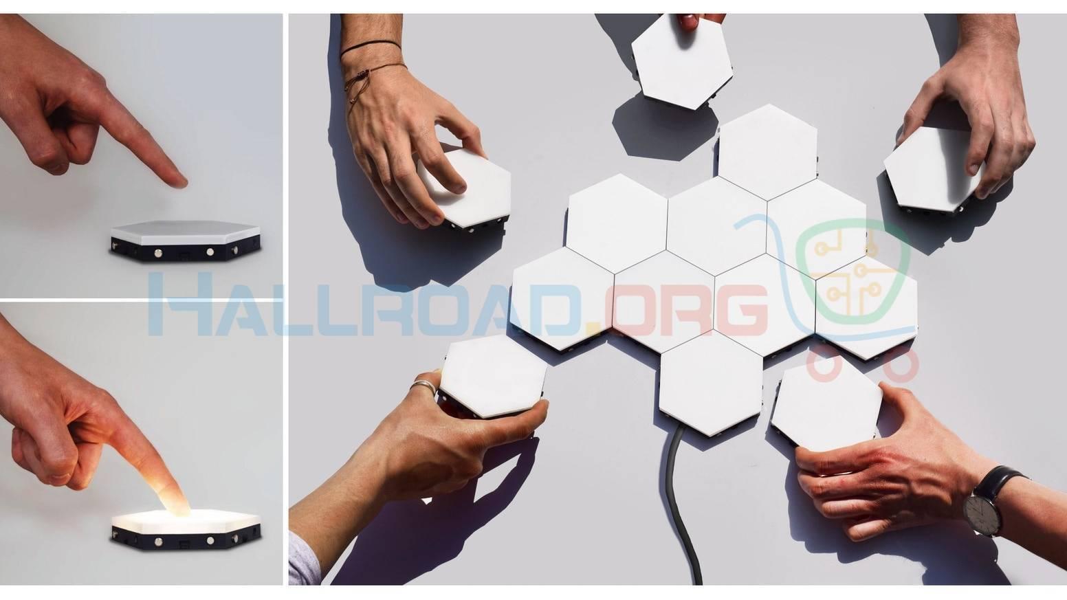 Green Touch Light Wall Mount Magnetic Modular (1pc)