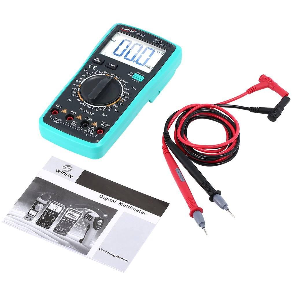 Winapex 108d Digital Multimeter Auto True Rms 5999 Mearuring Ac/dc Voltage Current Ohm Ncv Capacitance Meter Backlit Flashlight