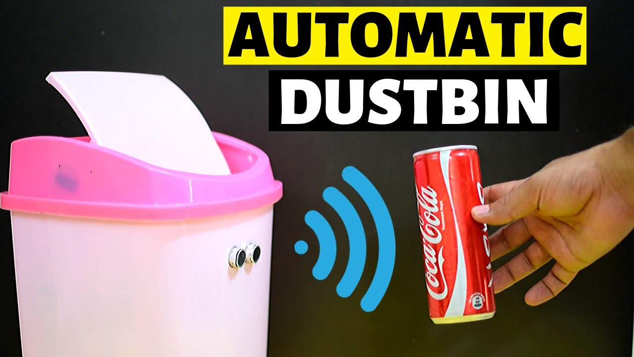 Automatic Object Sensing Smart Dustbin Project Parts