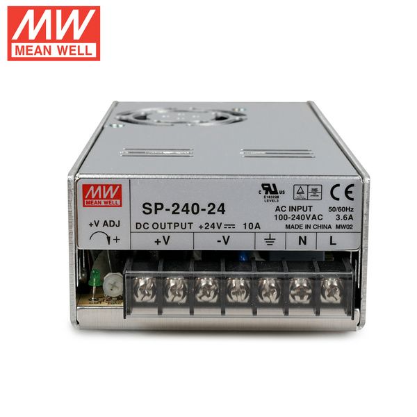Used condition MeanWell - Enclosed Switching Power Supply with Active PFC SP-240-24 - 240W 24V 10A