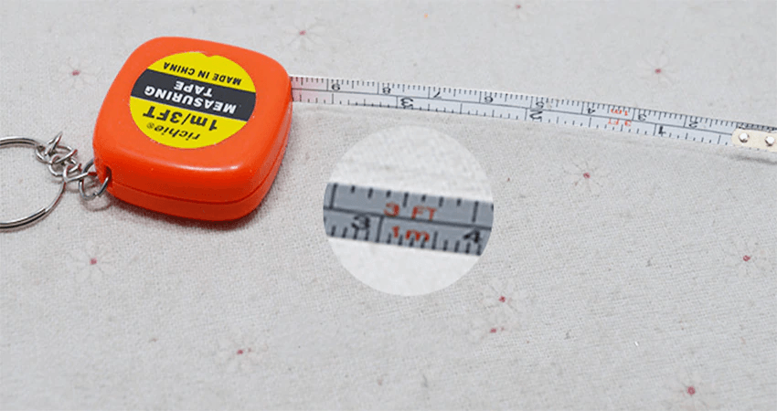 1m/ 3ft Pocket Size Inchies Tape And Measuring Tool