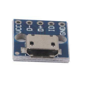 Female Micro Usb To Dip 5-pin Bread Board Power Supply Breadboard Power Supply