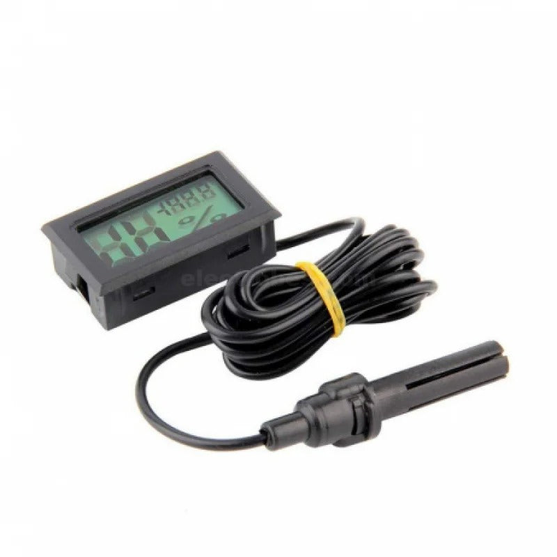 Fy12 Mini Thermometer and Hygrometer Humidity Meter with Display