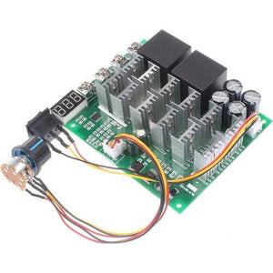 NOYITO PWM Motor Speed Controller 60A DC 10V-55V 12V 24V 36V 48V Digital Display 100A Max Brush DC Motor Controller - Third gear Forward Reverse Stop