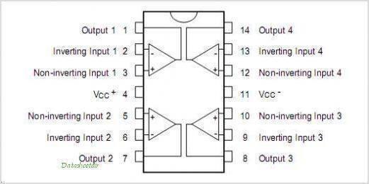 Lm2902n Operational Amplifier Ic