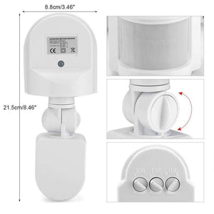 220v Automatic Infrared Pir Led Motion Sensor Detector Switch