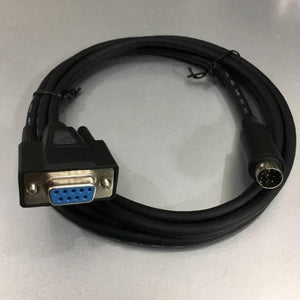 PLC Delta Programming UC-MS010-02A 1M Cable Serial Communication RS232 Mini Din 8 Pin Male to DB9 Female For PLC DVP-ES2/EX2 Series Với Delta