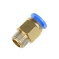 PC4 M10 Pneumatic Coupler Connectors 4mm Straight Fitting For Ptfe Bowden Tube 3d Printer