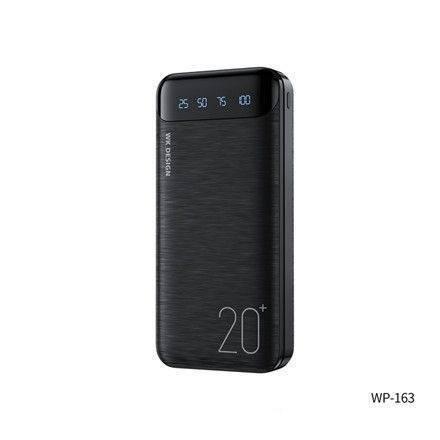 20000mah Fast Charging Power Bank Black Wp-163 Led Display