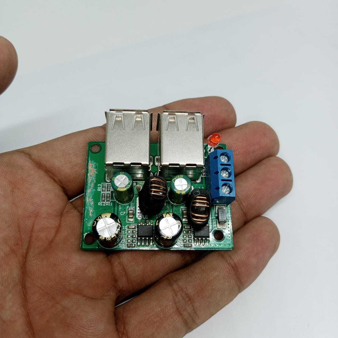4 Usb Port A5268 Chip Step Down Transformer Converter Board Module Dc 12v 24v 40v To 5v 5a 25w For Mp3/mp4 Phone Car Equipment