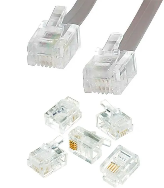 RJ11 Telephone Phone Connector Internet Cable Connector