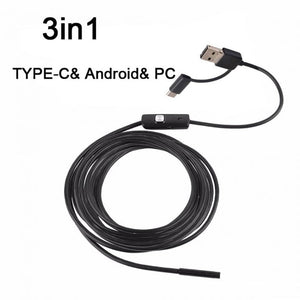 3 in 1 Type c& android pc endoscope