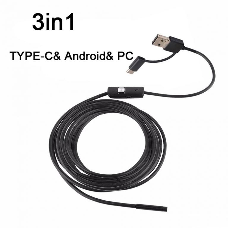 3 in 1 Type c& android pc endoscope