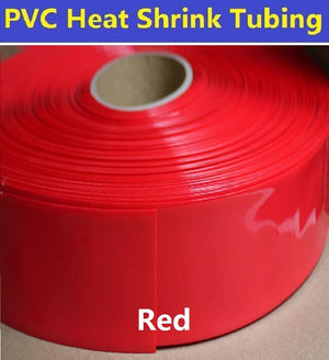1 meter 50mm Pvc Heat Shrinkable Tube 18650 Heat Shrink Wrapping
