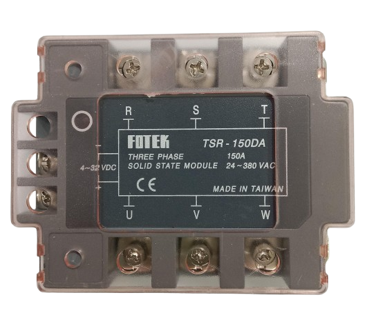 Fotek Tsr-150da Three-phase Solid State Relay 150a Dc Control Ac