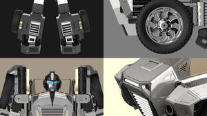 Robosen T9 - Advanced Programmable And Convertible Robot - Stem: Fun, Educational With Voice And App Control
